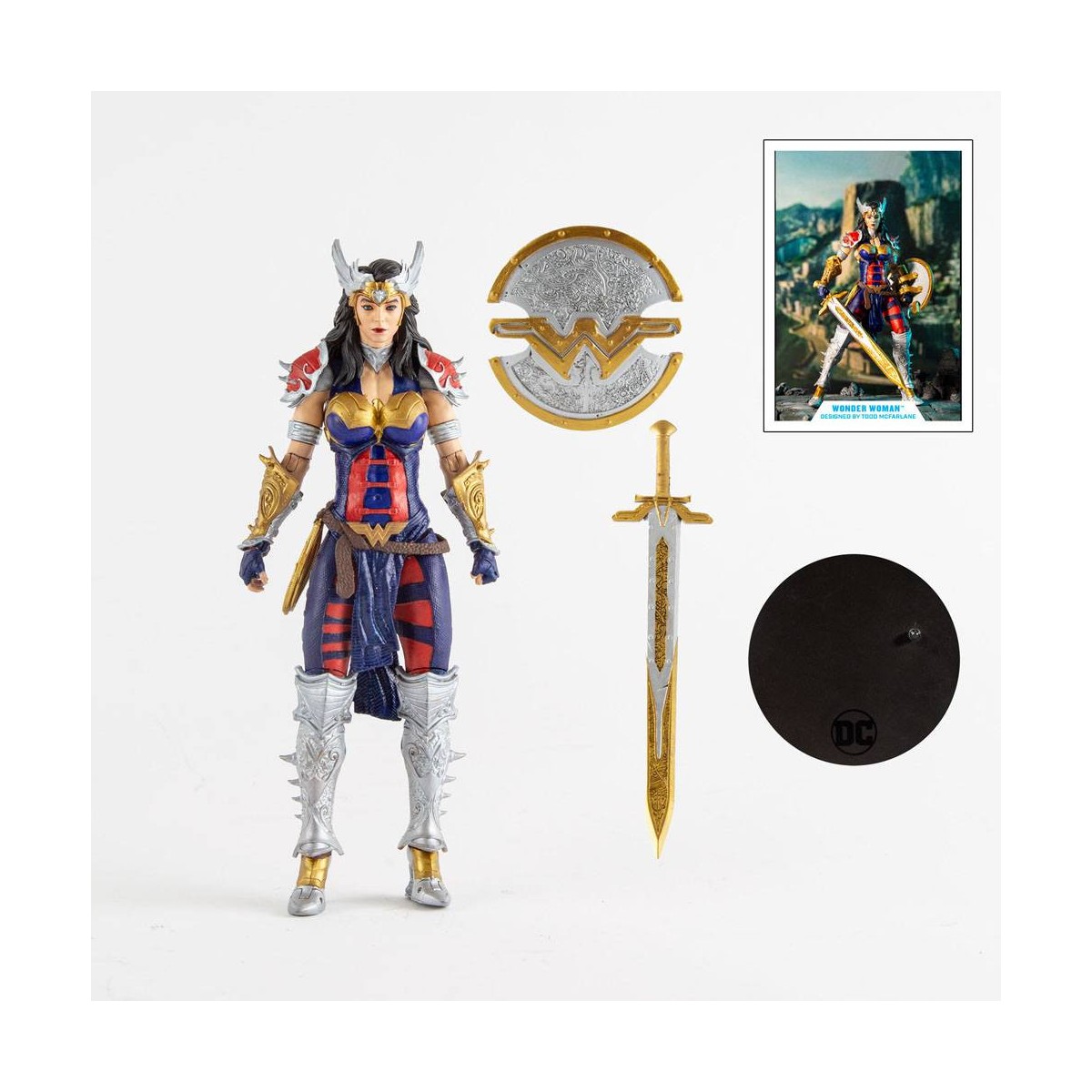 Mc Farlane DC Multiverse - Wonder Woman Designed by Todd McFarlane 1/12