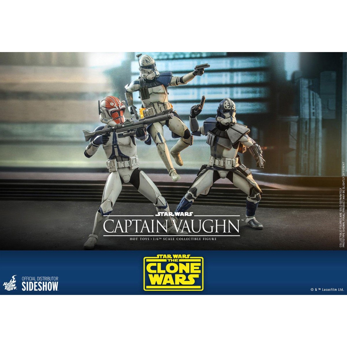 Hot Toys Star Wars - Captain Vaughn - The Clone Wars 1/6