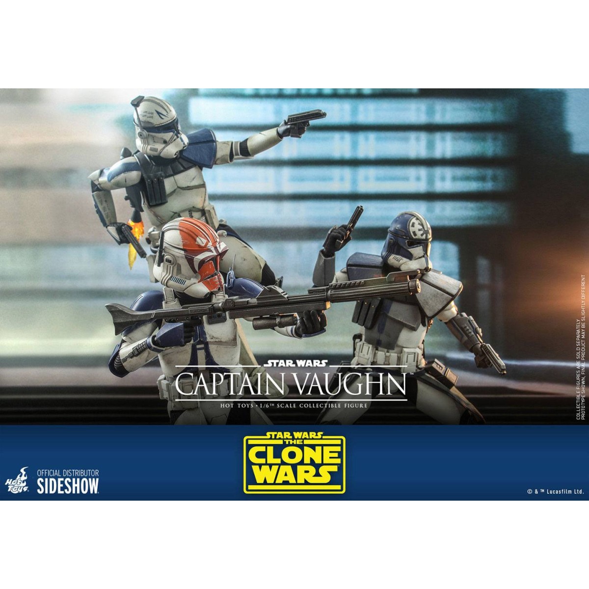 Hot Toys Star Wars - Captain Vaughn - The Clone Wars 1/6