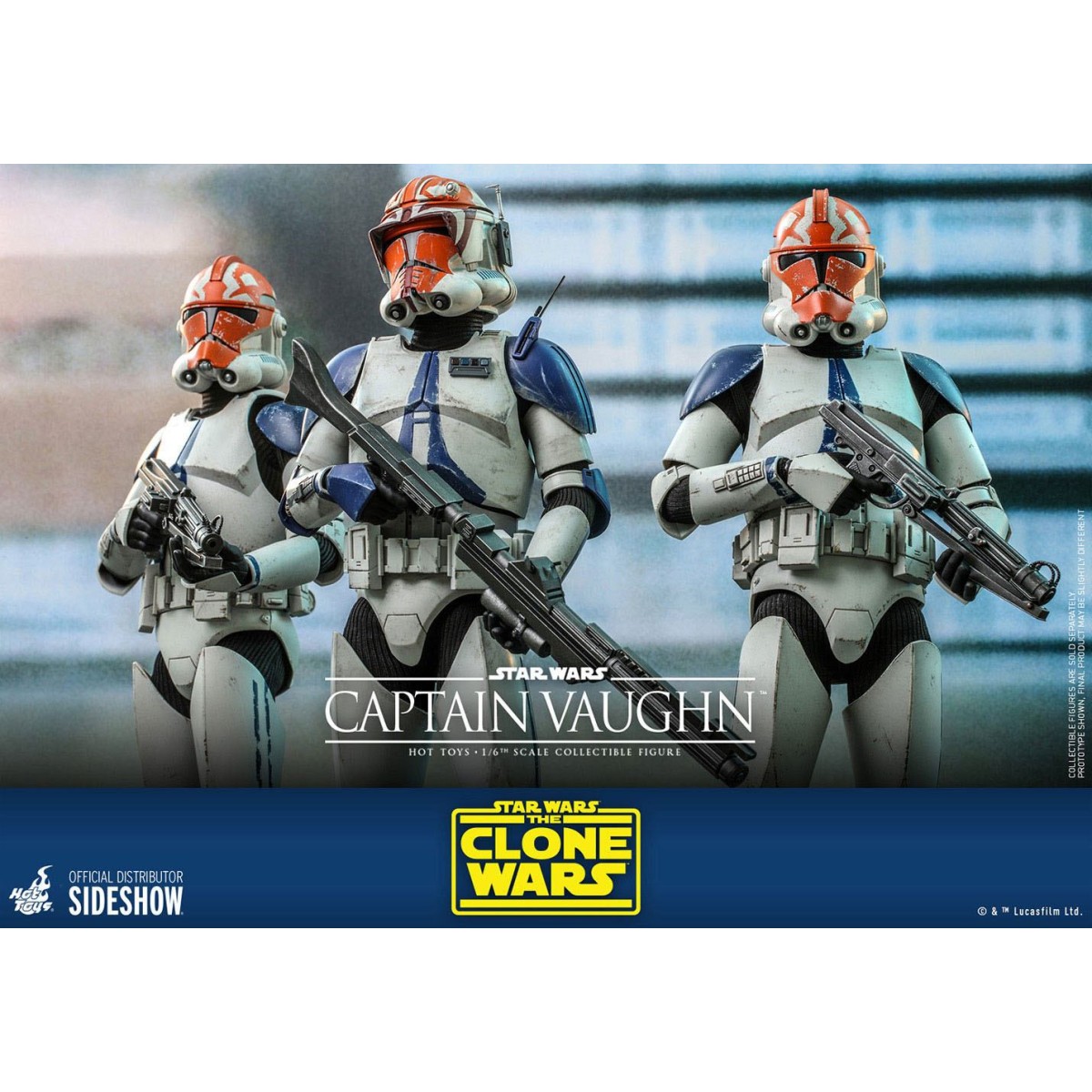 Hot Toys Star Wars - Captain Vaughn - The Clone Wars 1/6