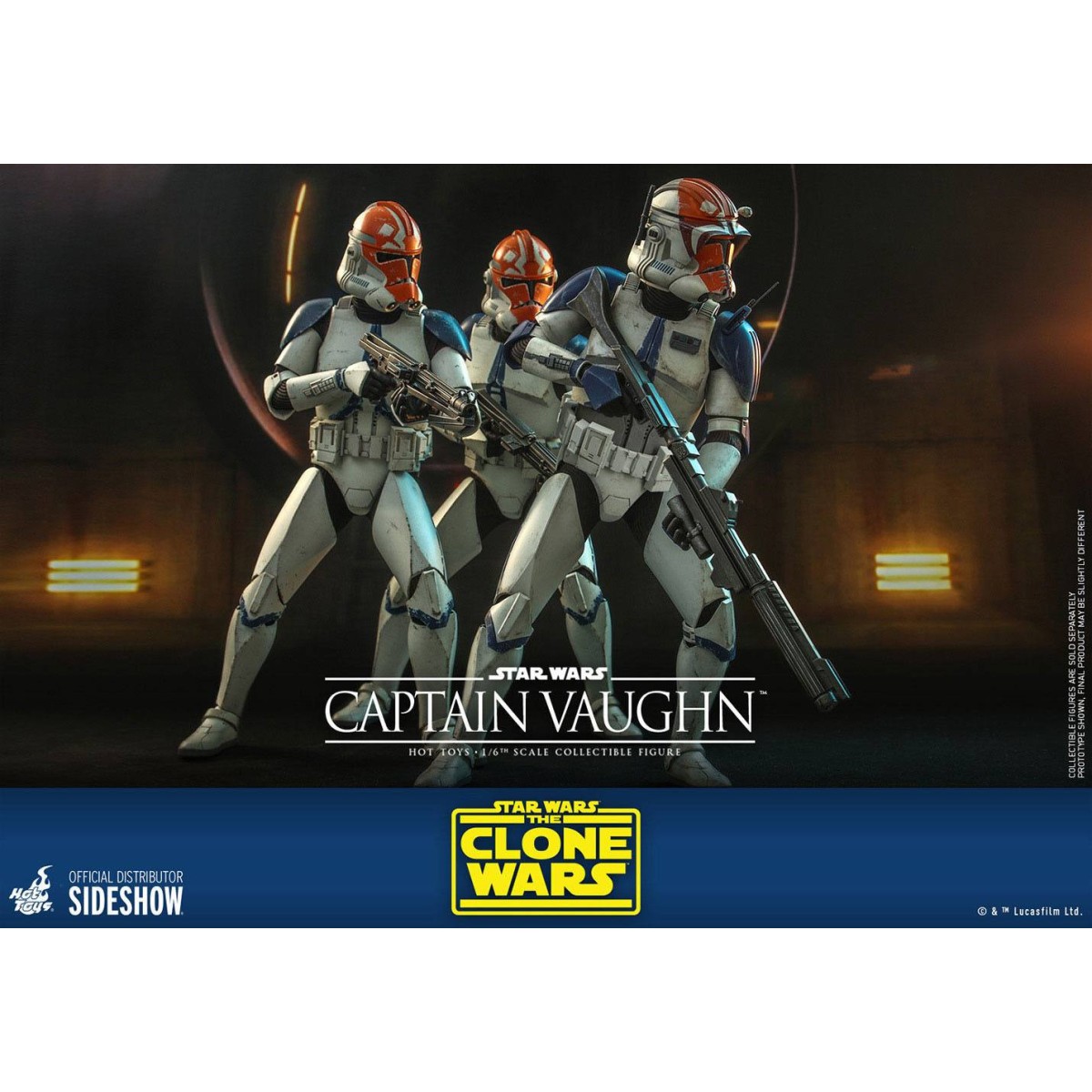 Hot Toys Star Wars - Captain Vaughn - The Clone Wars 1/6