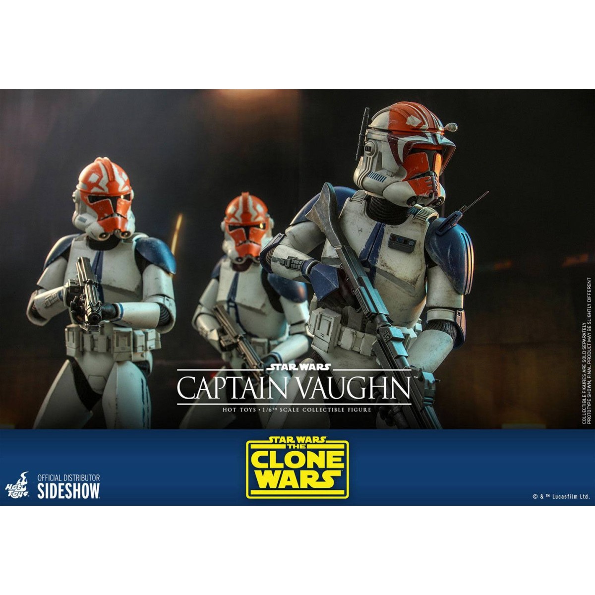 Hot Toys Star Wars - Captain Vaughn - The Clone Wars 1/6