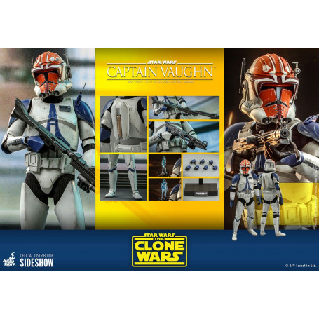 Hot Toys Star Wars - Captain Vaughn - The Clone Wars 1/6