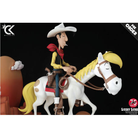 Cartoon Kingdom - Lucky Luke - Lucky Luke and Jolly Jumper resin statue 1/6