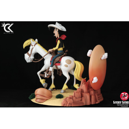 Cartoon Kingdom - Lucky Luke - Lucky Luke and Jolly Jumper resin statue 1/6