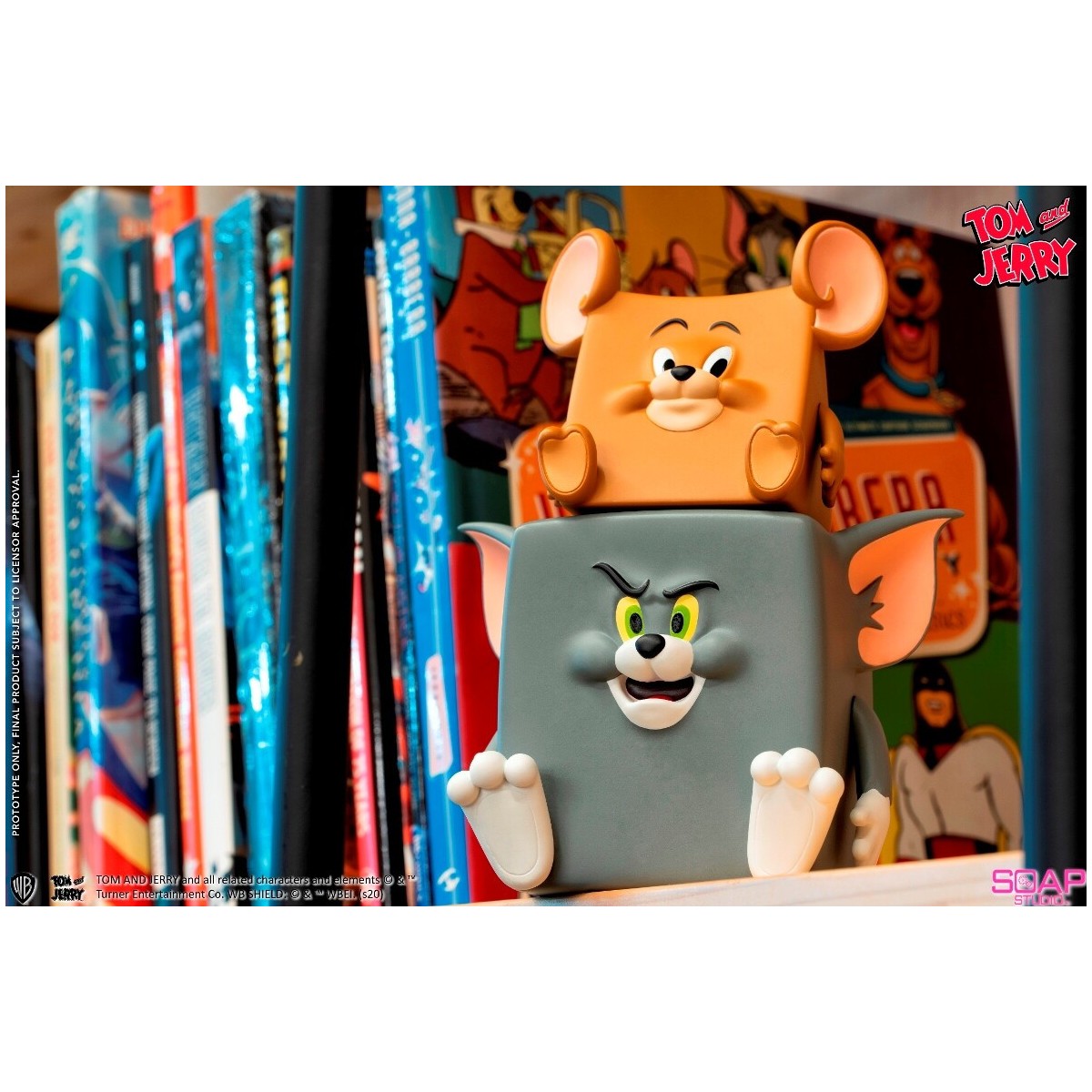 Soap Studios - Tom and Jerry Action Mishap PVC Statue 