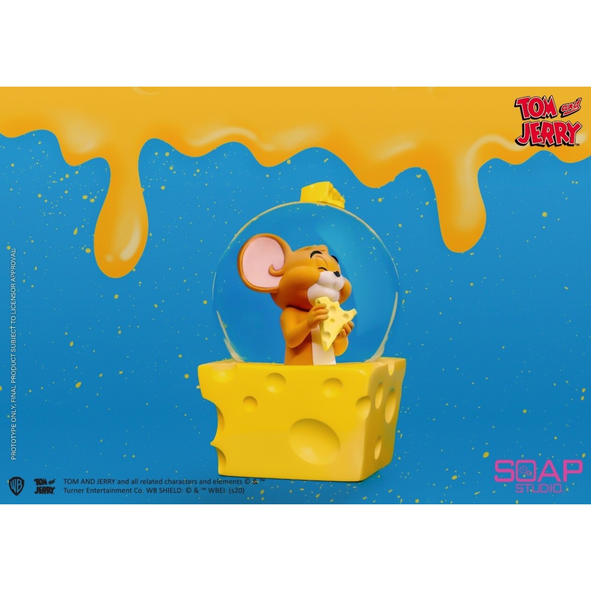 Soap Studios - Tom and Jerry - Jerry Cheese Snow Globe 