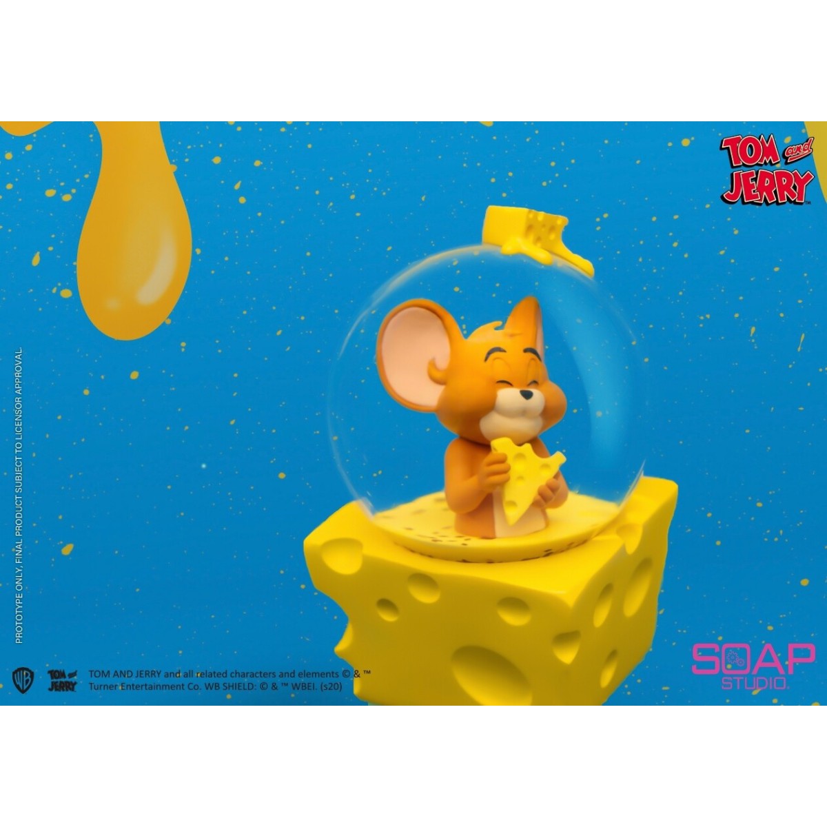 Soap Studios - Tom and Jerry - Jerry Cheese Snow Globe 