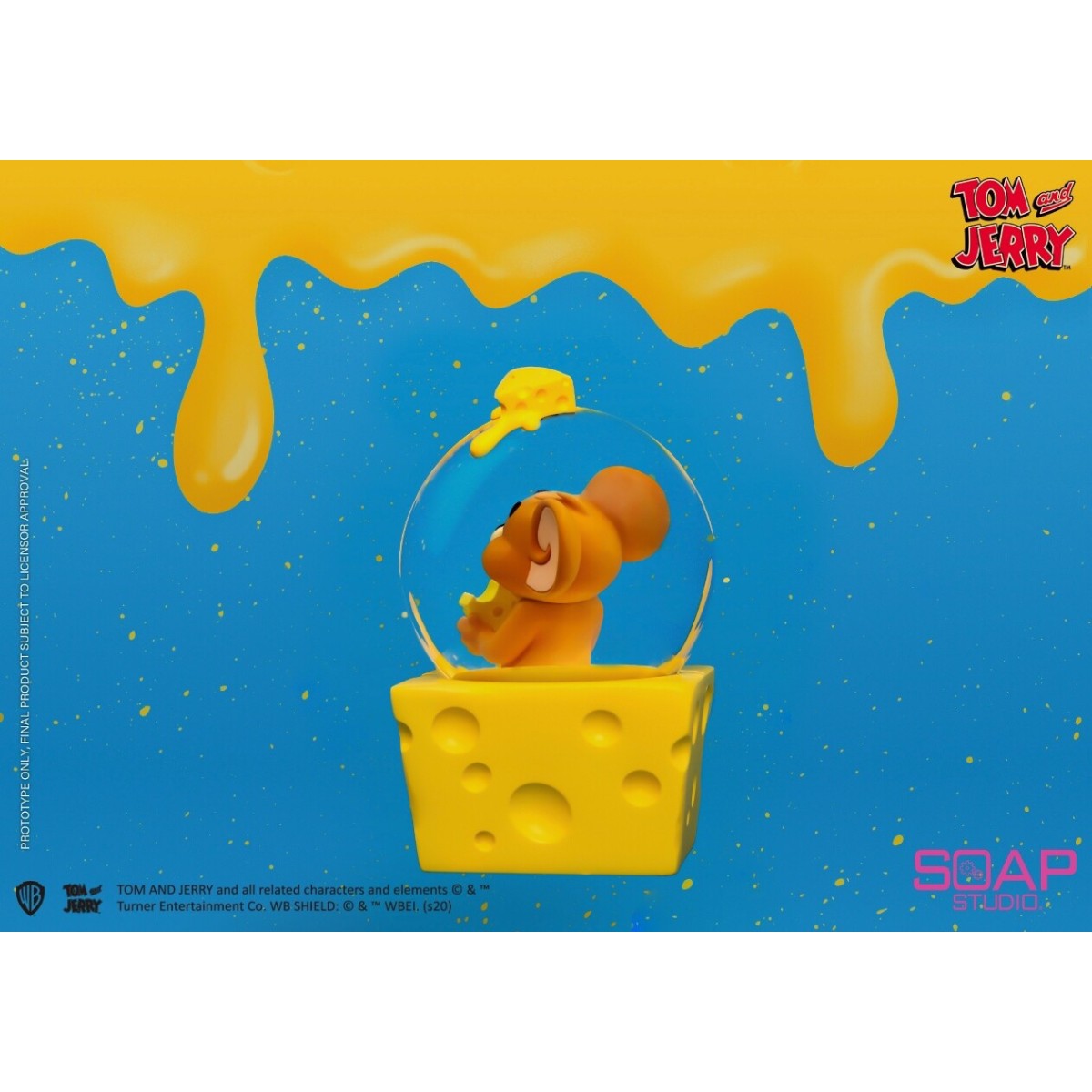 Soap Studios - Tom and Jerry - Jerry Cheese Snow Globe 