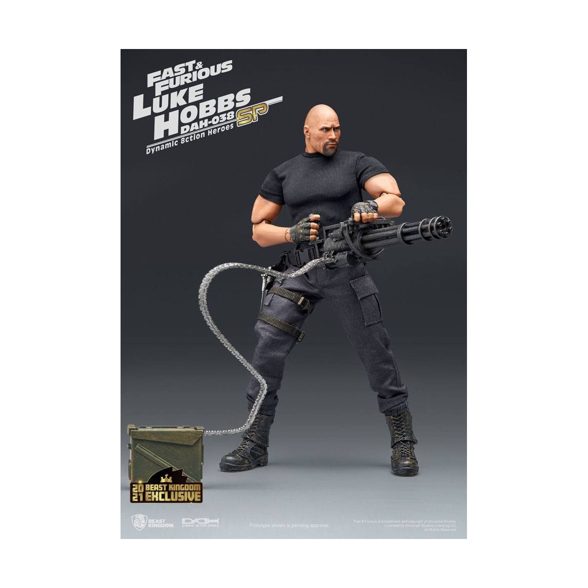 Beast Kingdom - Fast & Furious - Luke Hobbs Limited Edition - Dynamic Action Heroes figure 1/9