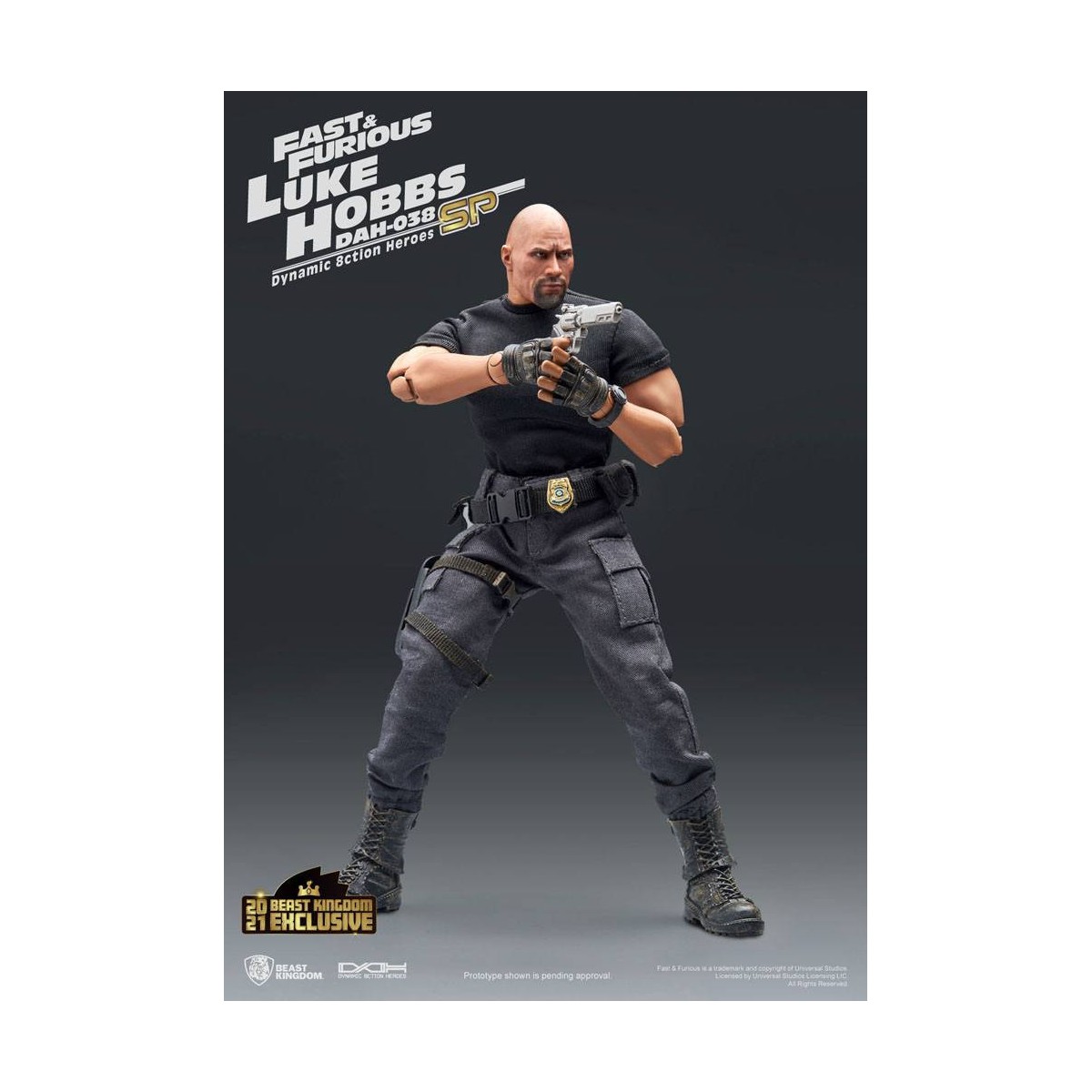Beast Kingdom - Fast & Furious - Luke Hobbs Limited Edition - Dynamic Action Heroes figure 1/9