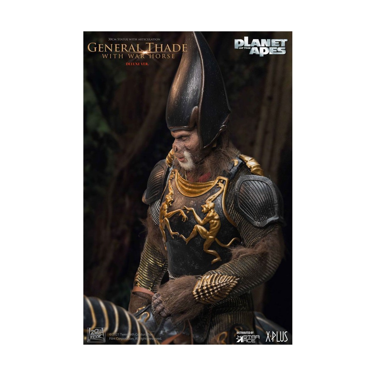Star Ace - General Thade With War Horse - Planet of the Apes (Tim Burton)