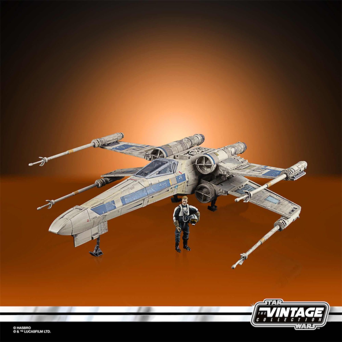 Hasbro - Star Wars Vintage Collection - X-WING & ANTON MERRICK