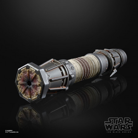 Hasbro - Rei Force Fx Lightsaber - Black Serie Replica Elite Version