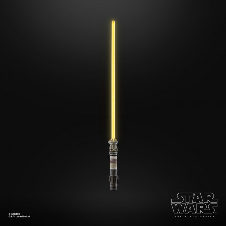 Hasbro - Rei Force Fx Lightsaber - Black Serie Replica Elite Version