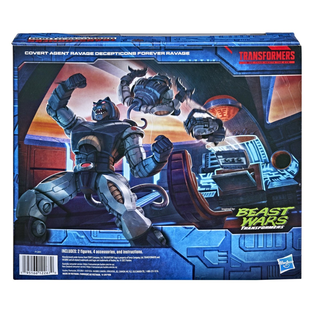 Hasbro - Transformers Generations - Deluxe Covert Agent Ravage and Micromaster Decepticons Forever Ravage - War for Cybertron