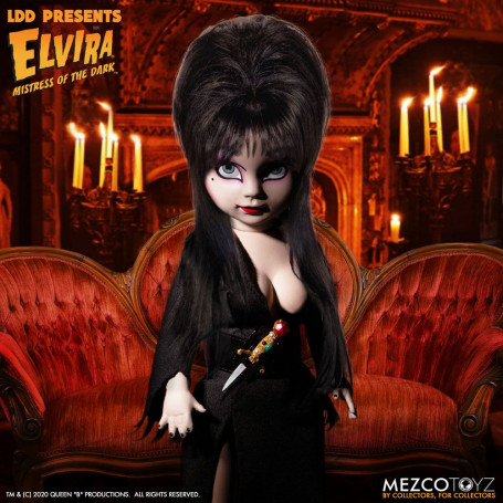 Mezco Living dead Dolls - Elvira Mistress of the Dark
