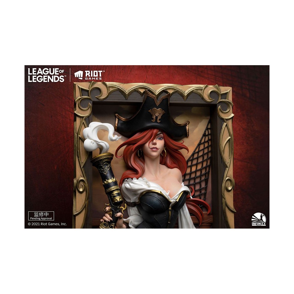 Infinity Studio - The Bounty Hunter Miss Fortune 3D Frame - League of Legends