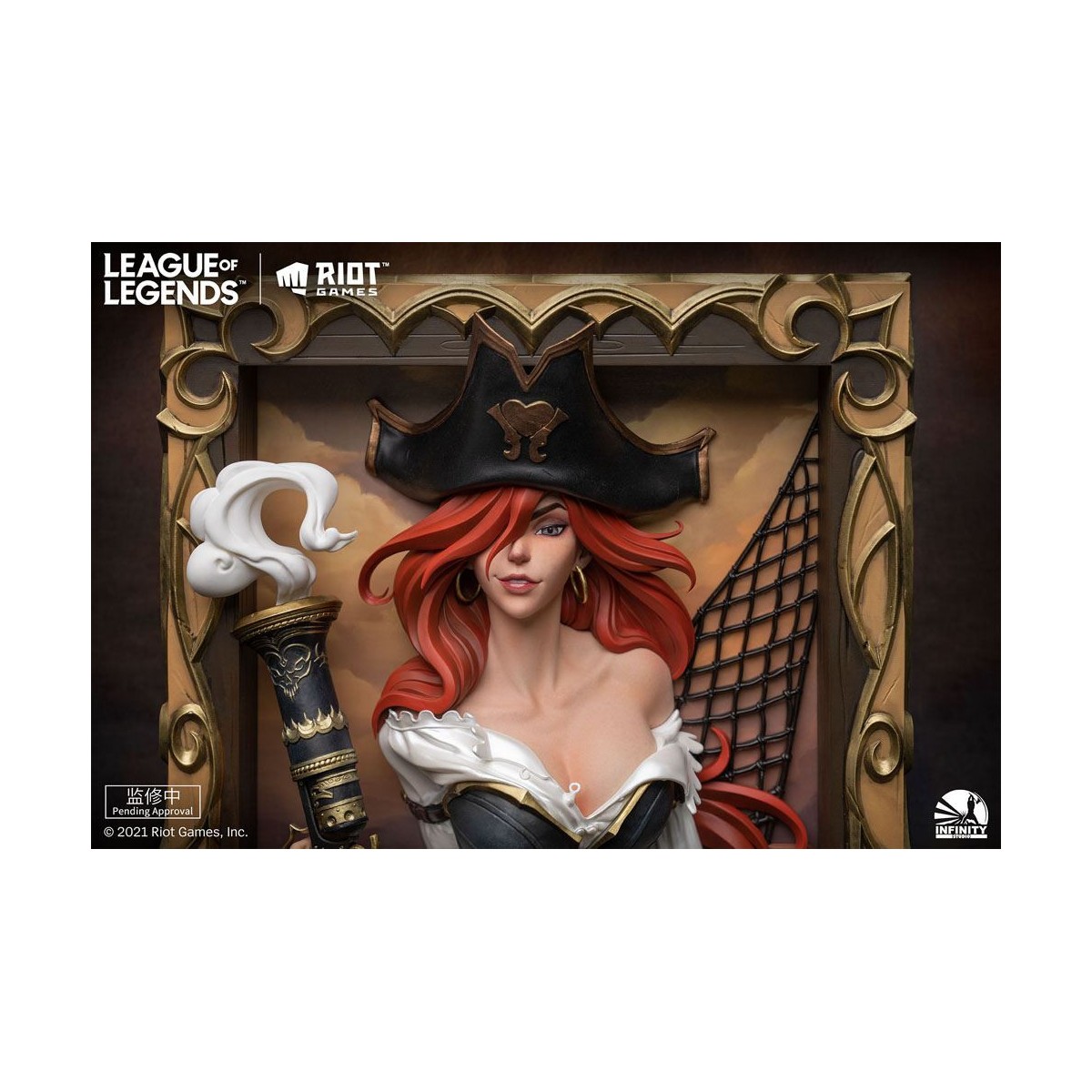 Infinity Studio - The Bounty Hunter Miss Fortune 3D Frame - League of Legends