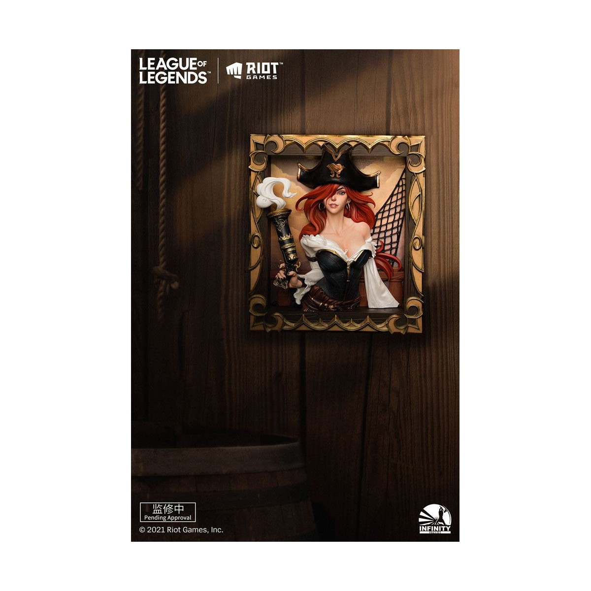 Infinity Studio - The Bounty Hunter Miss Fortune 3D Frame - League of Legends