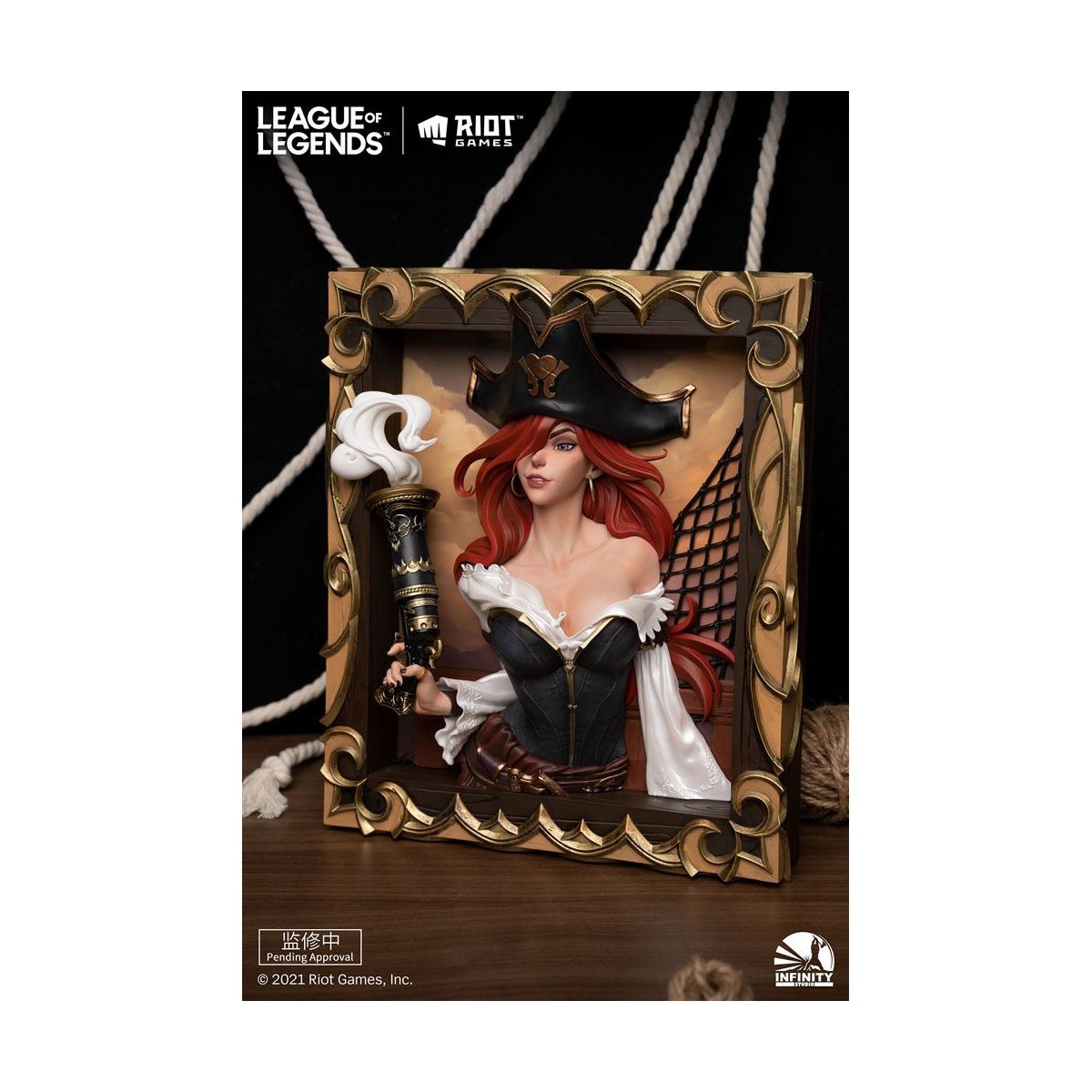Infinity Studio - The Bounty Hunter Miss Fortune 3D Frame - League of Legends