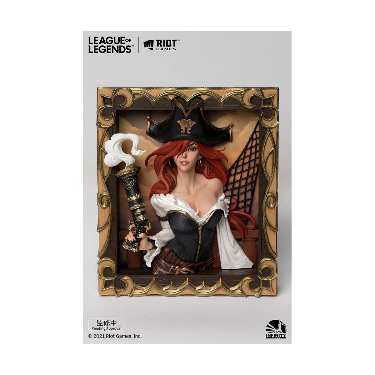 Infinity Studio - The Bounty Hunter Miss Fortune 3D Frame - League of Legends
