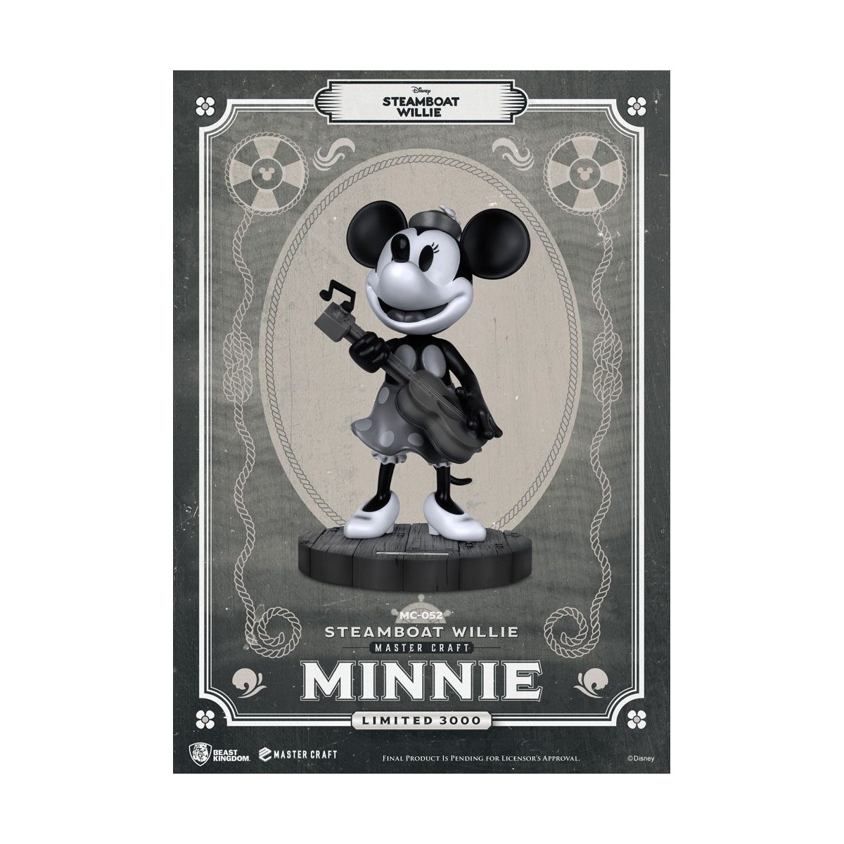 Beast Kingdom Disney - Master Craft Minnie Steamboat Willie