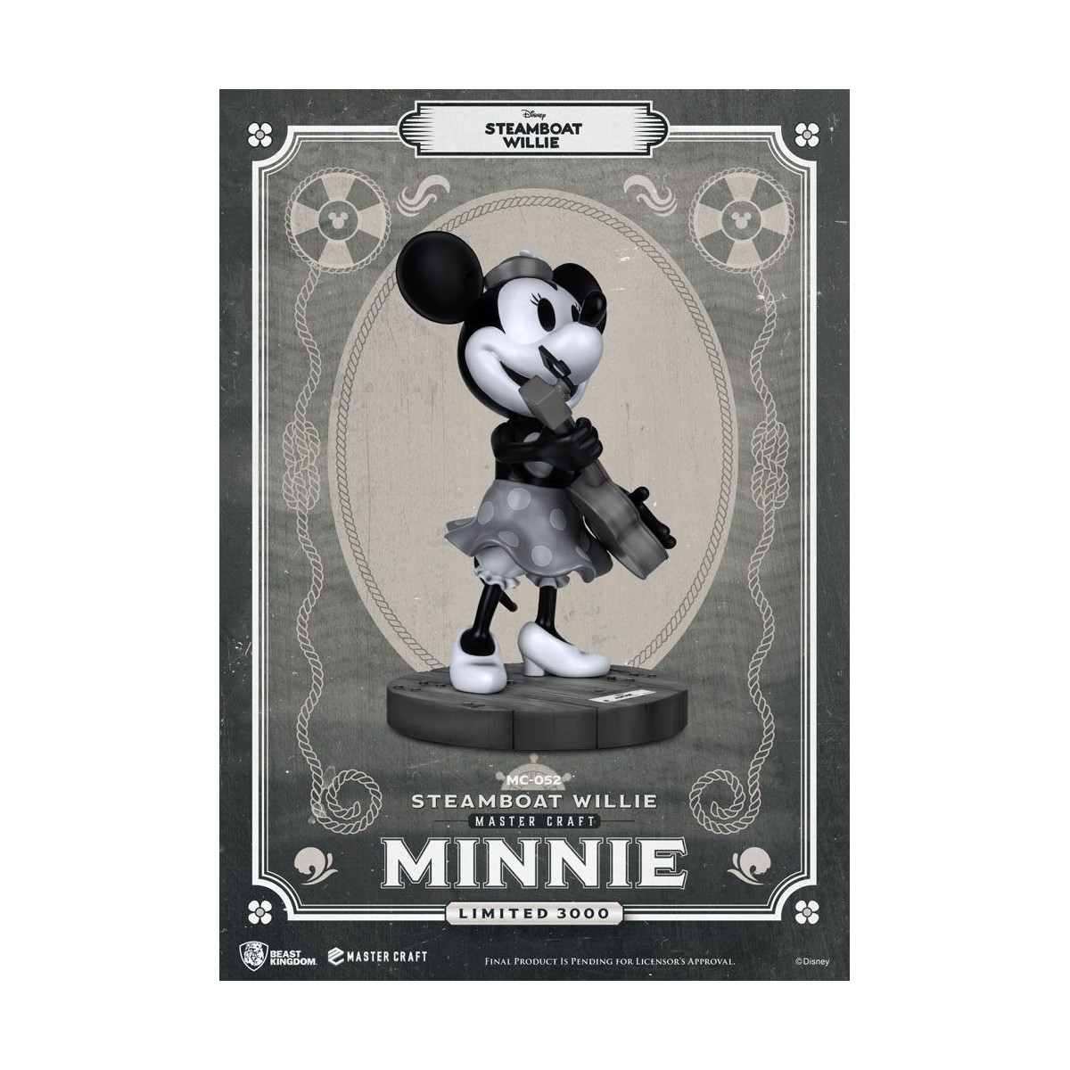 Beast Kingdom Disney - Master Craft Minnie Steamboat Willie
