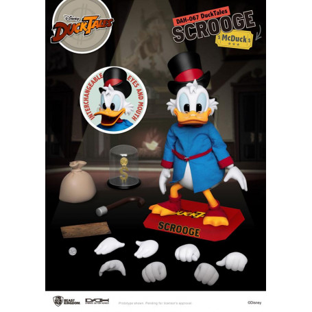 Beast Kingdom Disney Classic Figurine - Scrooge Mc Duck - Scrooge - Duck Tales - Dynamic Action Heroes 1/9