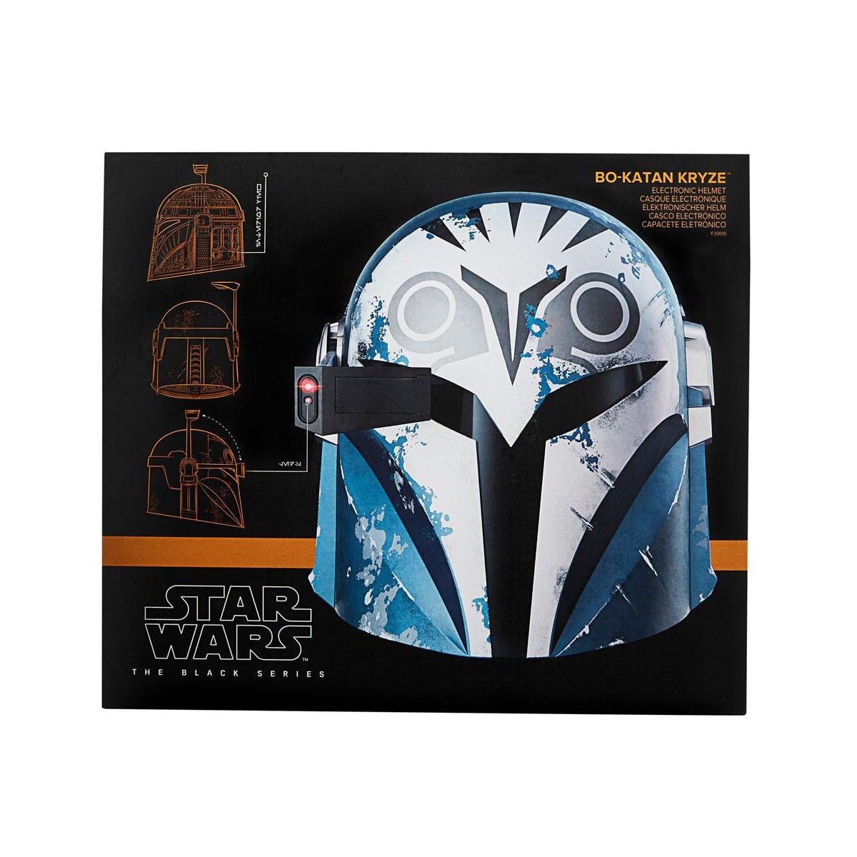 Hasbro - Bo-Katan Kryze The Mandalorian Helmet - Star Wars Black Series Helmet 1:1 Replica Premium