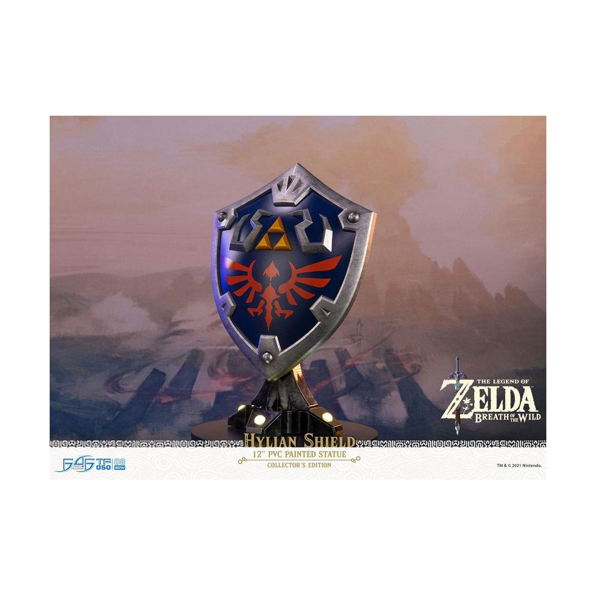 First 4 Figures - Zelda - Hylian Shield Collector's Edition - Breath of the Wild PVC statue