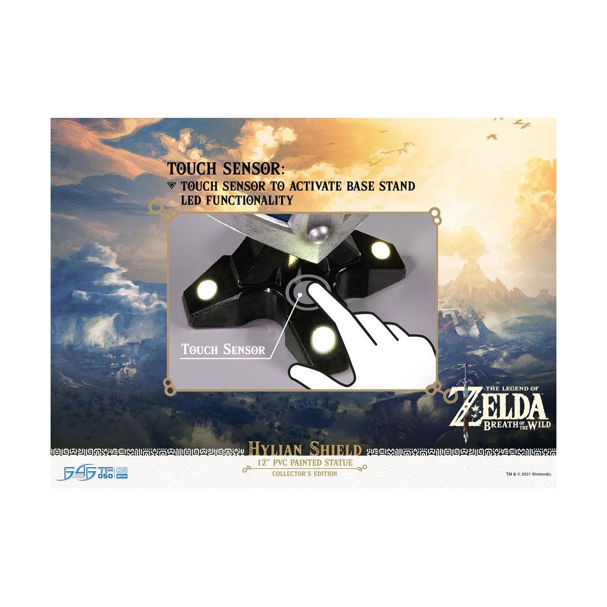 First 4 Figures - Zelda - Hylian Shield Collector's Edition - Breath of the Wild PVC statue
