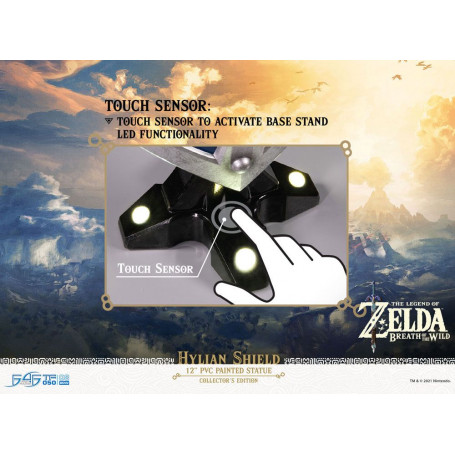 First 4 Figures - Zelda - Hylian Shield Collector's Edition - Breath of the Wild PVC statue