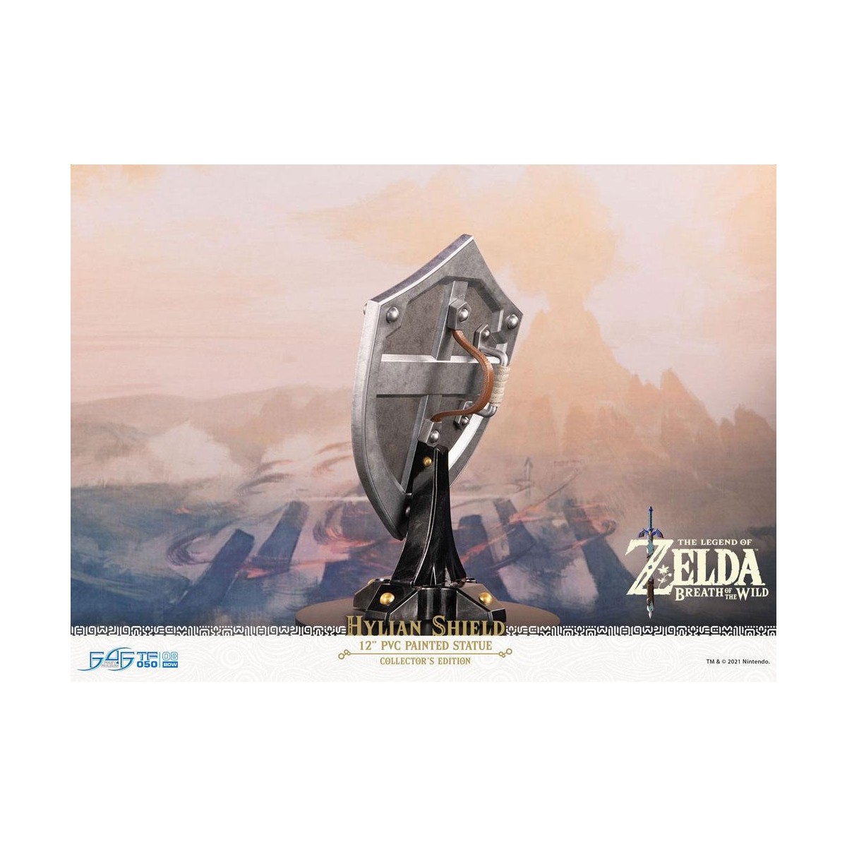 First 4 Figures - Zelda - Hylian Shield Collector's Edition - Breath of the Wild PVC statue