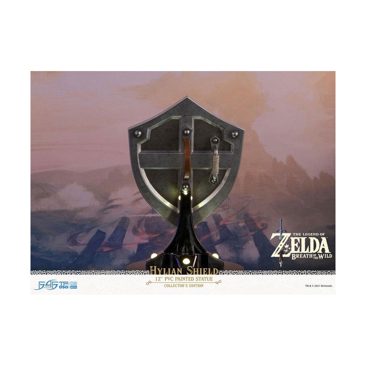 First 4 Figures - Zelda - Hylian Shield Collector's Edition - Breath of the Wild PVC statue