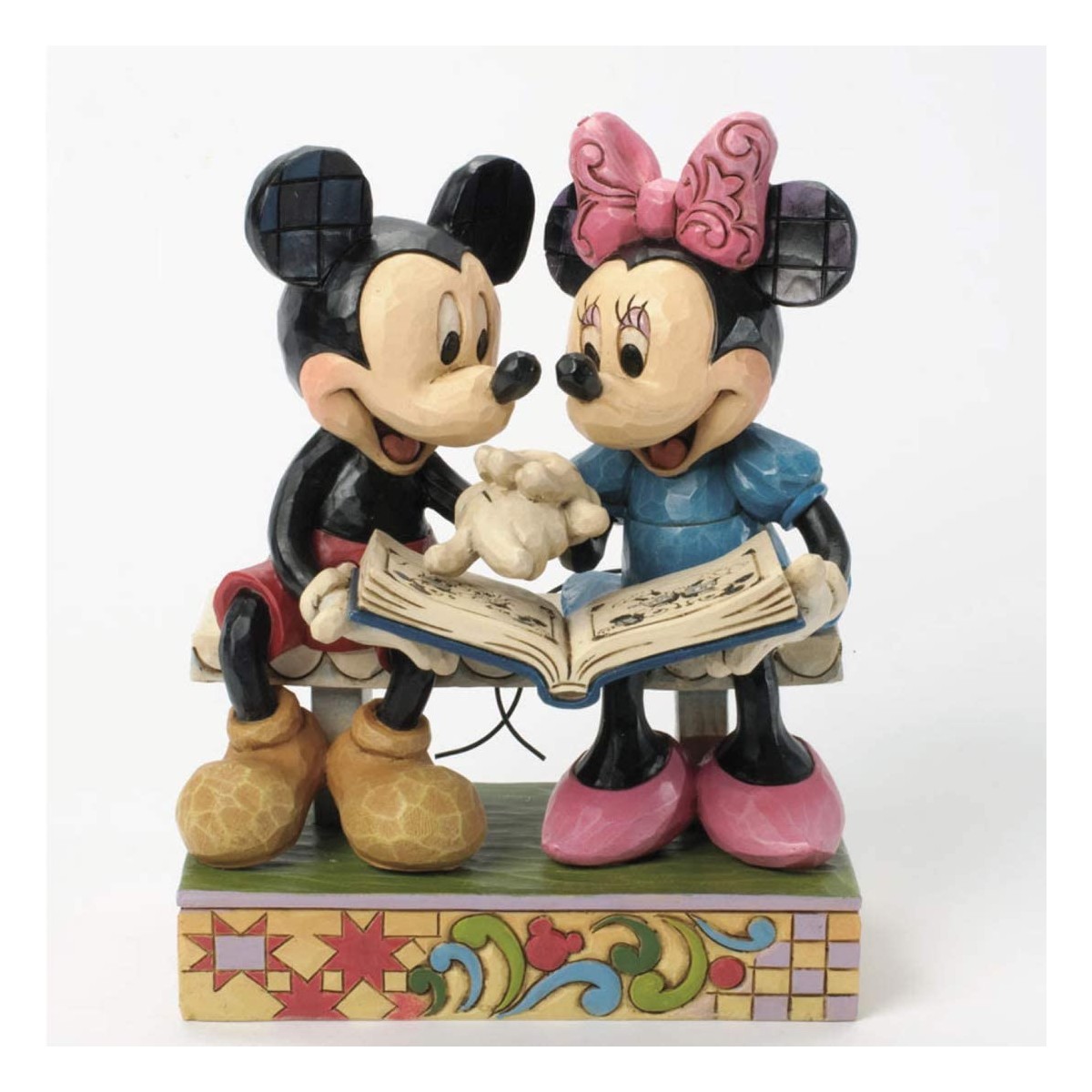 Enesco Disney Traditions - Mickey & Minnie leafing through a book