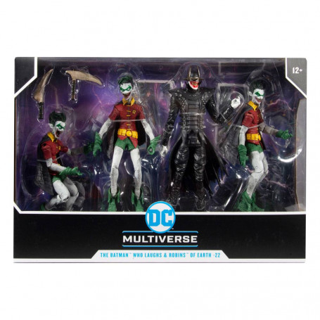 Mc Farlane - Dark Nights: Metal - The Batman Who Laughs and the Robins of Earth 22 pack 4 figures