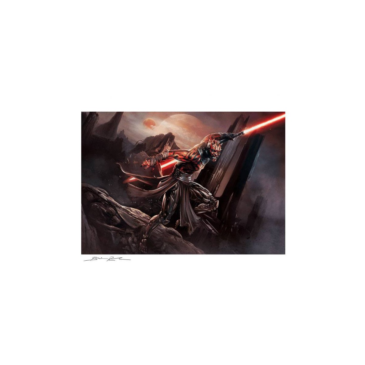 Star wars print Art Print - Darth Maul: Savage Rage - 46 x 61 cm unframed