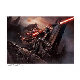 Star wars print Art Print - Darth Maul: Savage Rage - 46 x 61 cm unframed