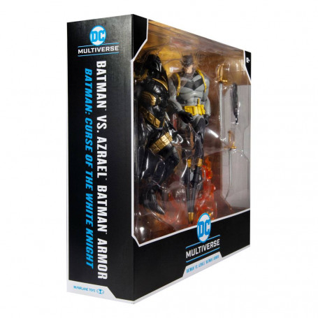 Mc Farlane - DC Multiverse - Batman vs Azrael Batman Armor - Multipack White Knight 1/12