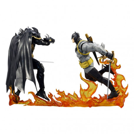 Mc Farlane - DC Multiverse - Batman vs Azrael Batman Armor - Multipack White Knight 1/12