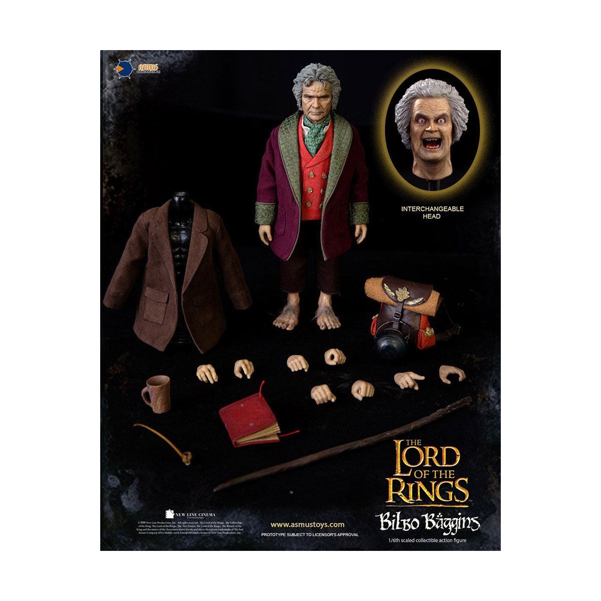 Asmus Toys - The Lord of the Rings 1/6 Bilbo Baggins figure - LOTR