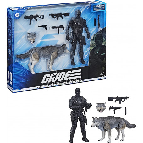 Hasbro G.I.JOE - Set of 2 figures Snake eyes & Timber Alpha Commando - Classified Series