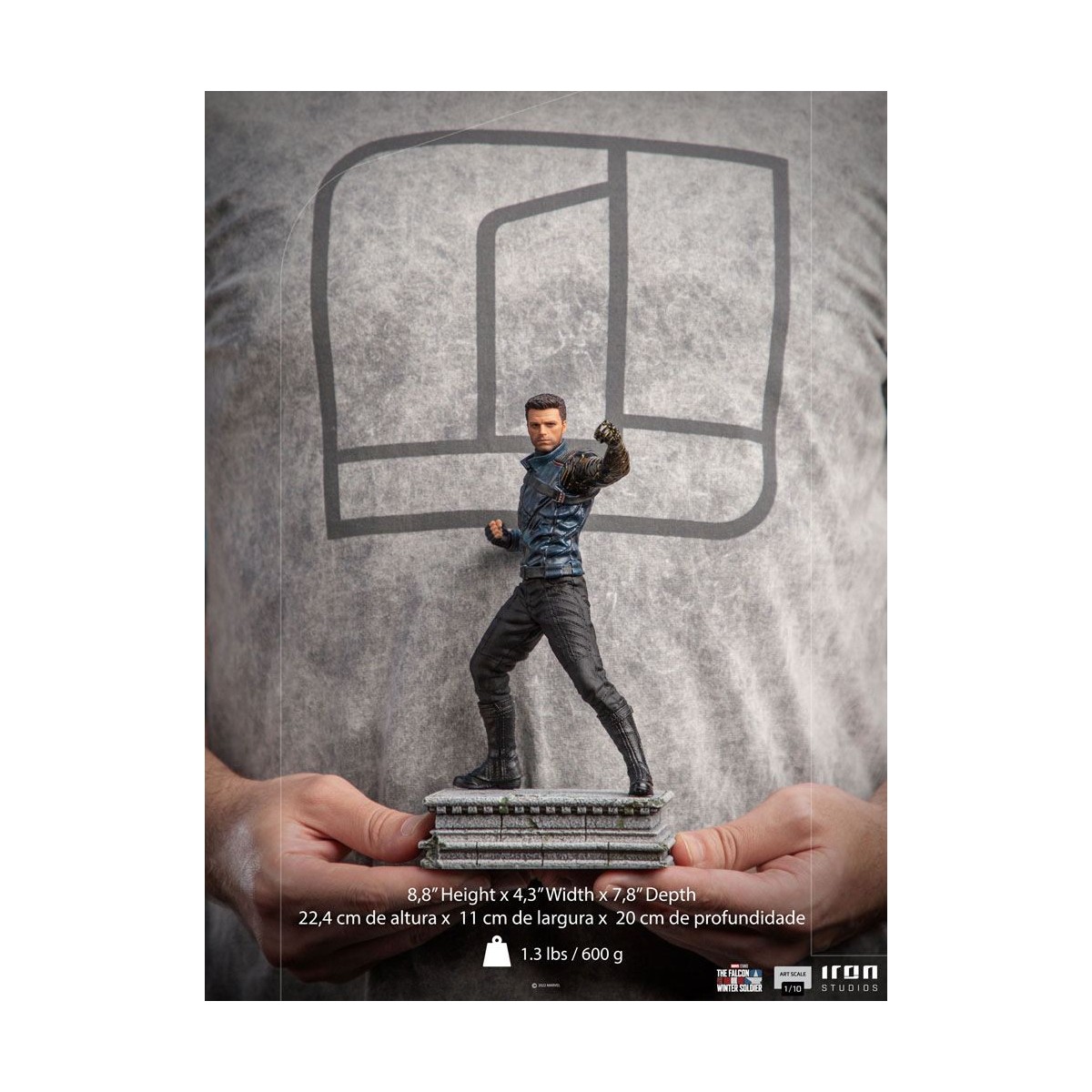 Iron Studios - Bucky Barnes - The Falcon and The Winter Soldier Statuette 1/10 Art Scale
