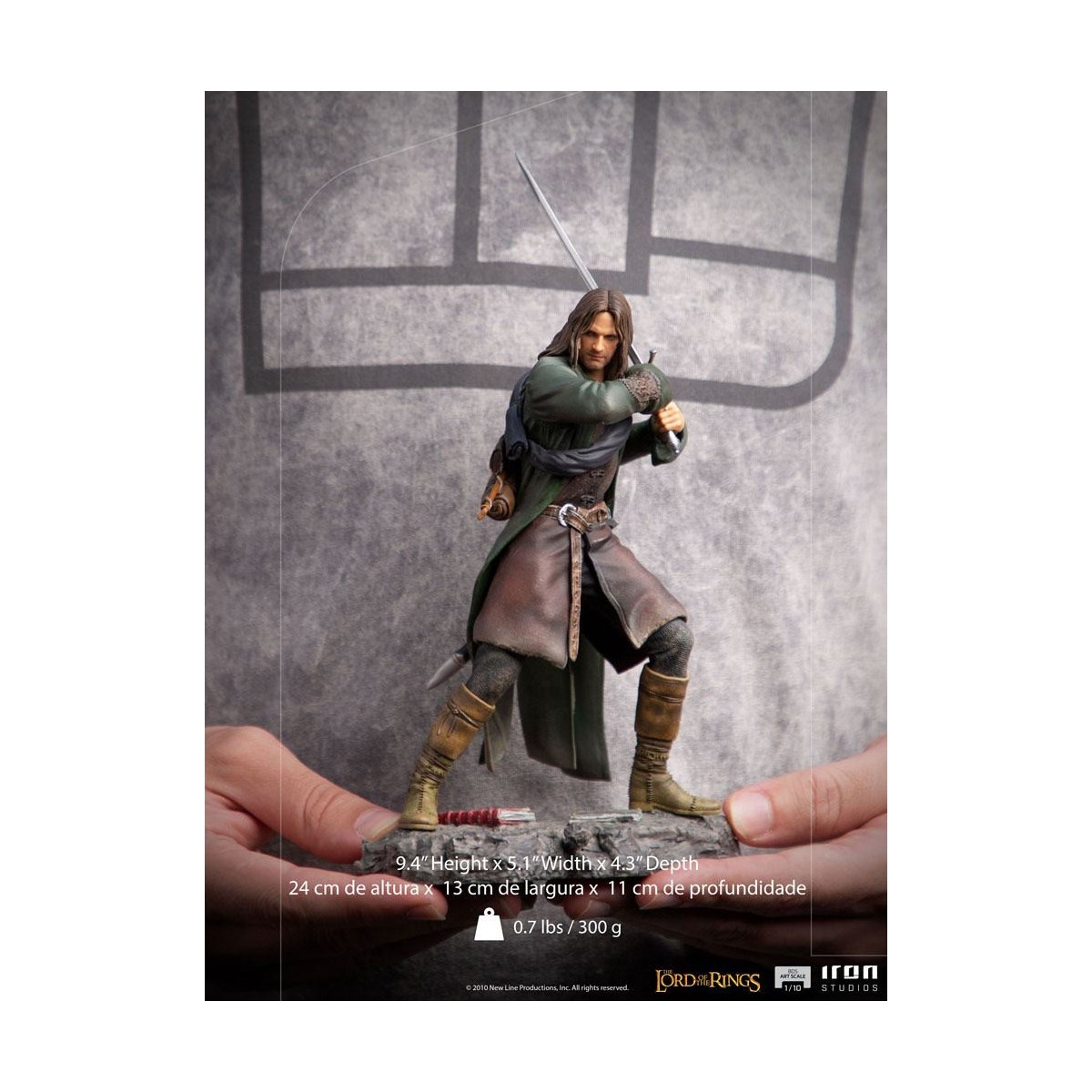 Iron Studios - Aragorn - The Lord of the Rings - LOTR statue BDS Art Scale 1/10