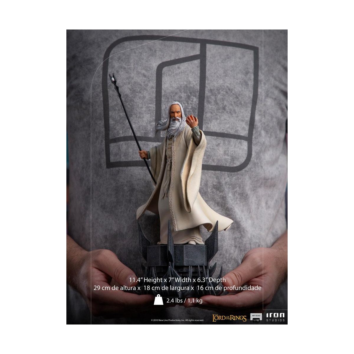Iron Studios - Saruman - Saruman - The Lord of the Rings - LOTR statue BDS Art Scale 1/10