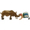 Pixi - Asterix and Obelix - Obelix nose to nose with the rhinoceros