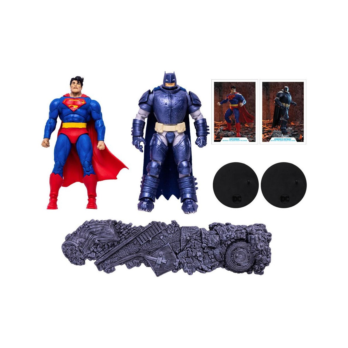 Mc Farlane DC Multiverse - Pack 2 figures Superman Vs Armored Batman (The Dark Knight Returns) 1/12