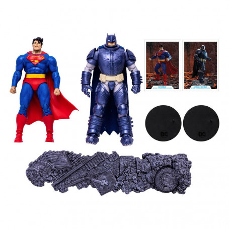 Mc Farlane DC Multiverse - Pack 2 figures Superman Vs Armored Batman (The Dark Knight Returns) 1/12