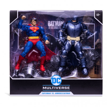 Mc Farlane DC Multiverse - Pack 2 figures Superman Vs Armored Batman (The Dark Knight Returns) 1/12